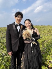 BLACK×BLACK衣装のご夫婦♡