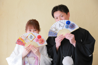 和装×扇子で！