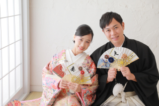 和装でウェディング♡
