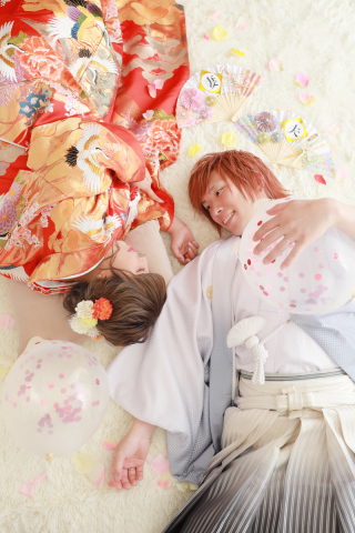 和装でウェディング♡