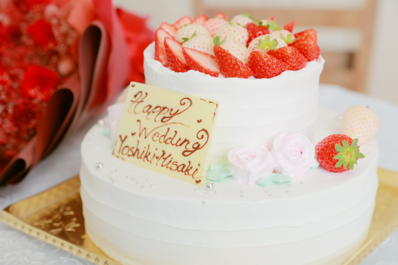 ウェディングケーキも♡