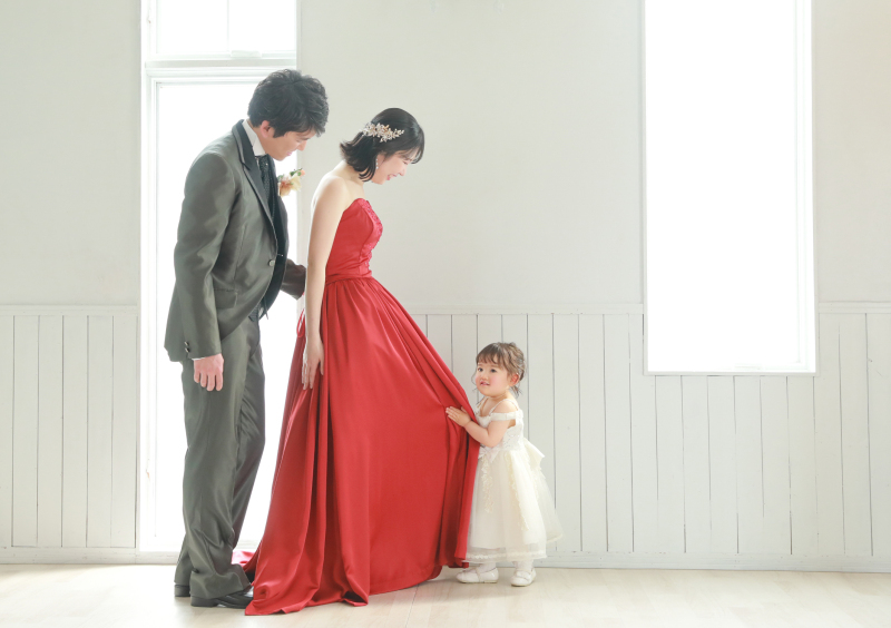 お子様との撮影も♡