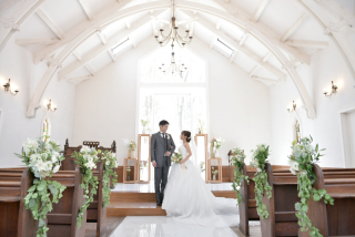 憧れのチャペル撮影も叶う˚⁎⁺˳✧༚