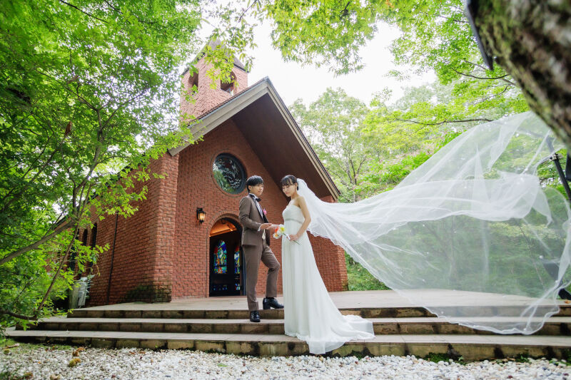 爽やかな新緑の中で