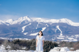 冬本番の那須。那須だからこそ楽しめる1枚。