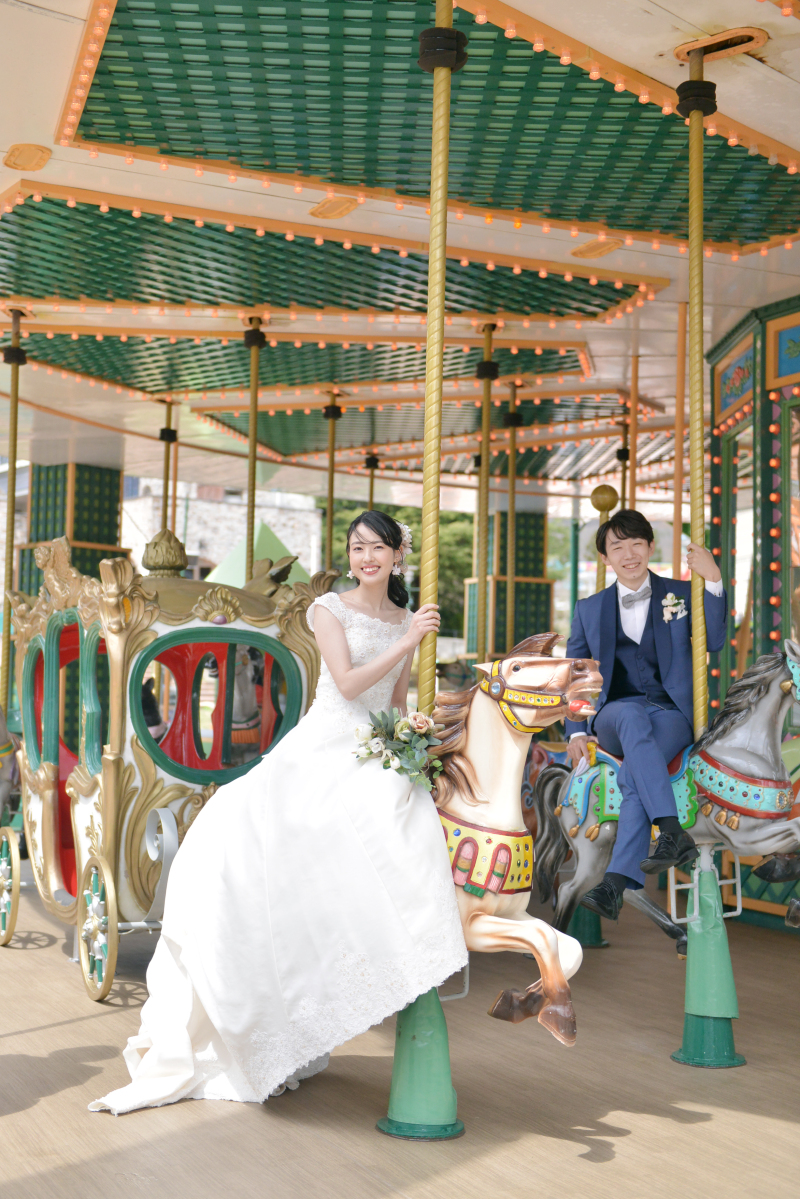 夢の空間へ♡メリーゴーランドでハッピーフォト！