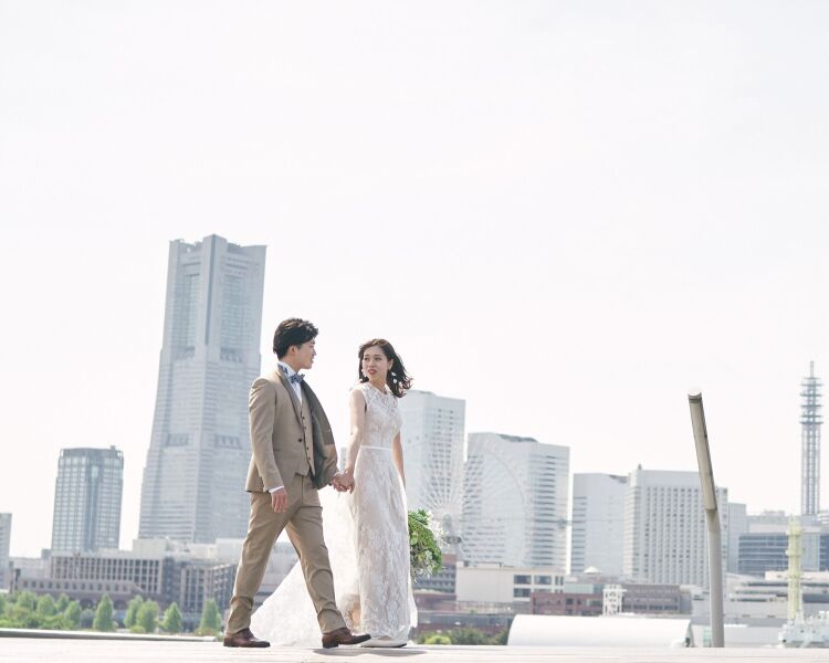 やさしい日差しの中で、大さん橋フォト♪