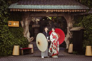 築地の高級料亭でメモリアルフォト♪