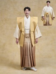 鮮やかな紋付袴