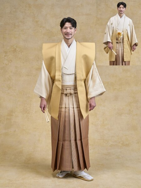 鮮やかな紋付袴