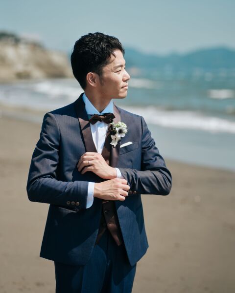 広がる海を背景に刻む【鎌倉】