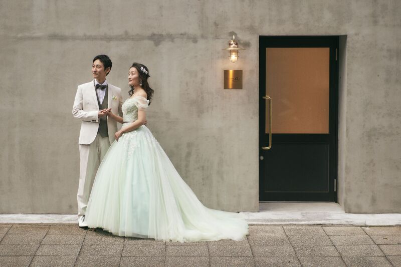 ドレスショップでの店内フォト♪