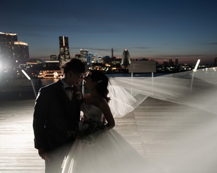 海と光が織りなす、ベールショット