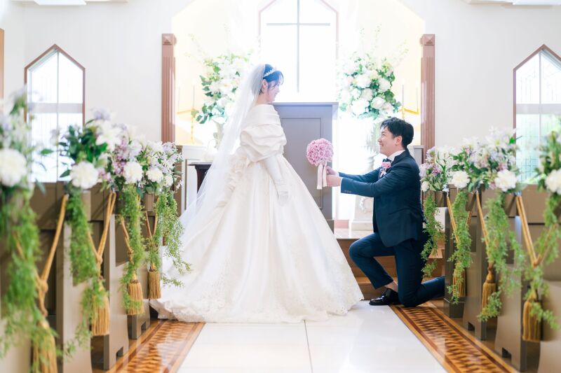 山手の丘に佇む教会で・・・