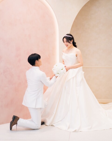 ドレスショップで、衣裳えらび放題フォト!
