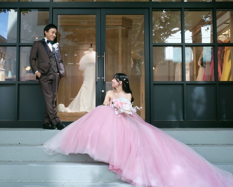 一日で完結！ドレスショップのフォト