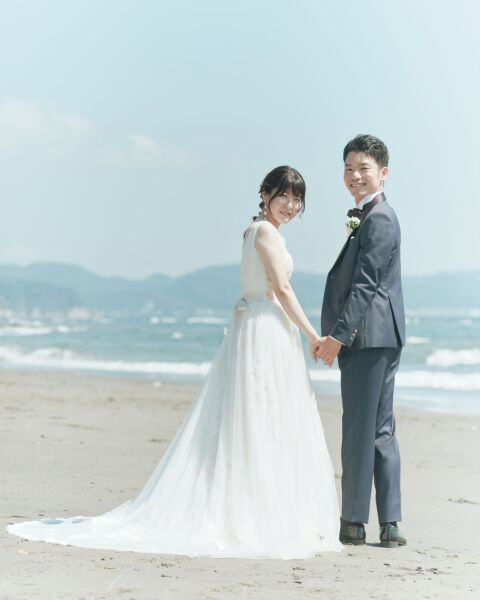 広がる海を背景に刻む【鎌倉】