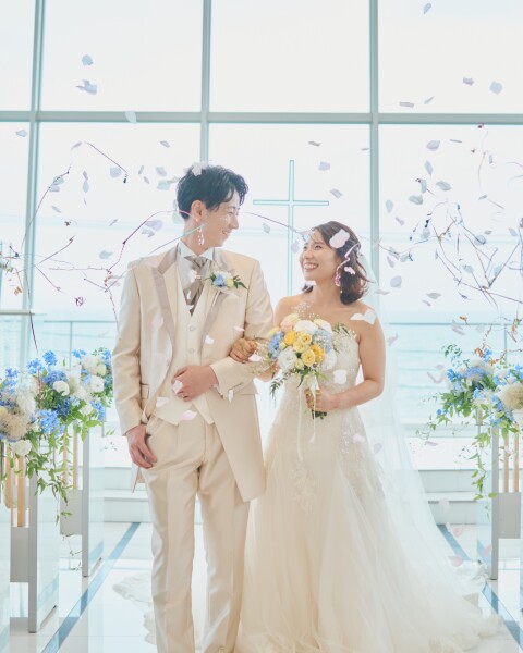 チャペルフォトのセレモニーカット