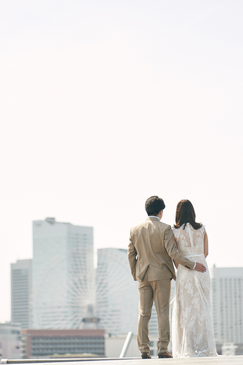 大空の下、海風を感じながら・・・【大さん橋ロケーションプラン】