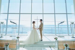 海が目の前に広がるチャペル☆【鎌倉】