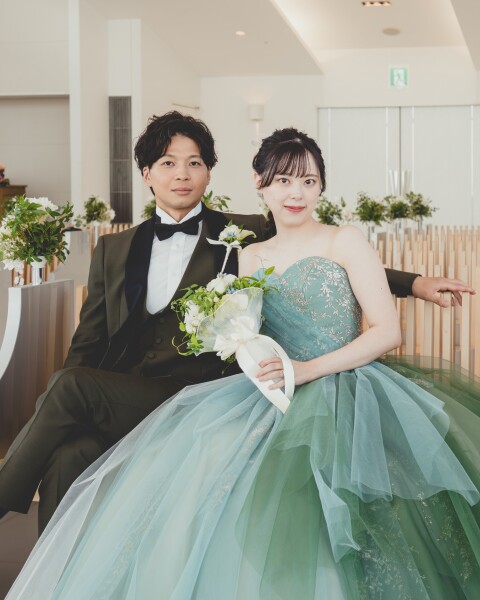 カラードレス カップルコーデ!