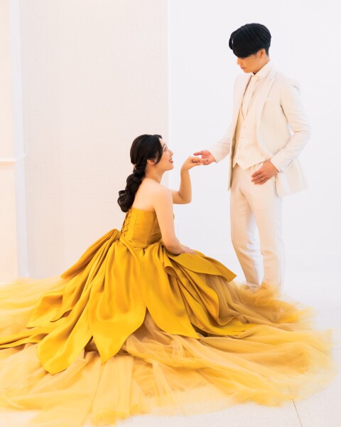 ドレスショップで、衣裳えらび放題フォト!
