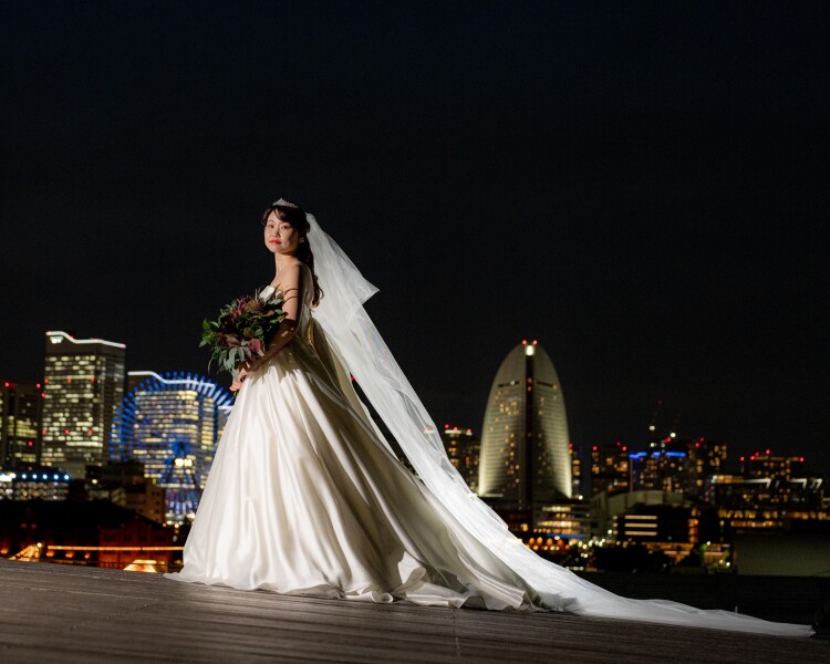 海と光が織りなす、ベールショット