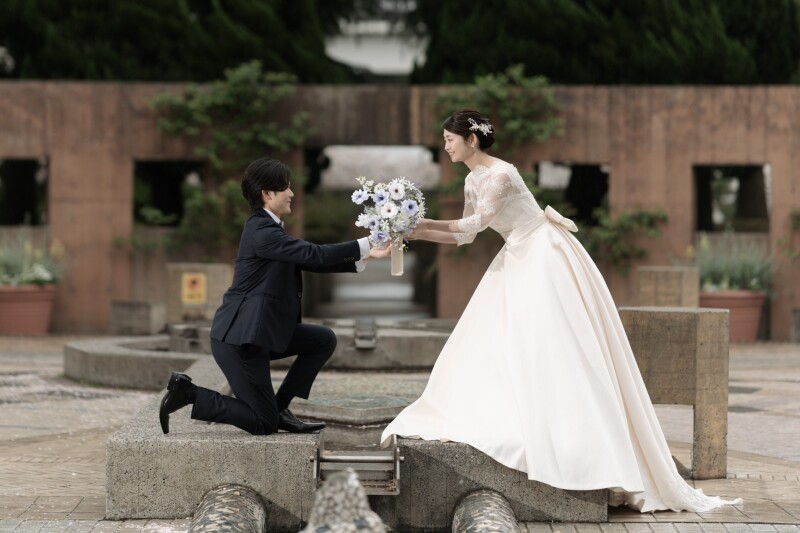 真似したいブーケショット!