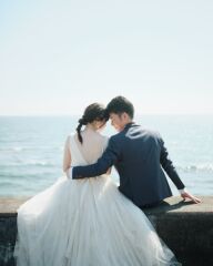 広がる海を背景に刻む【鎌倉】