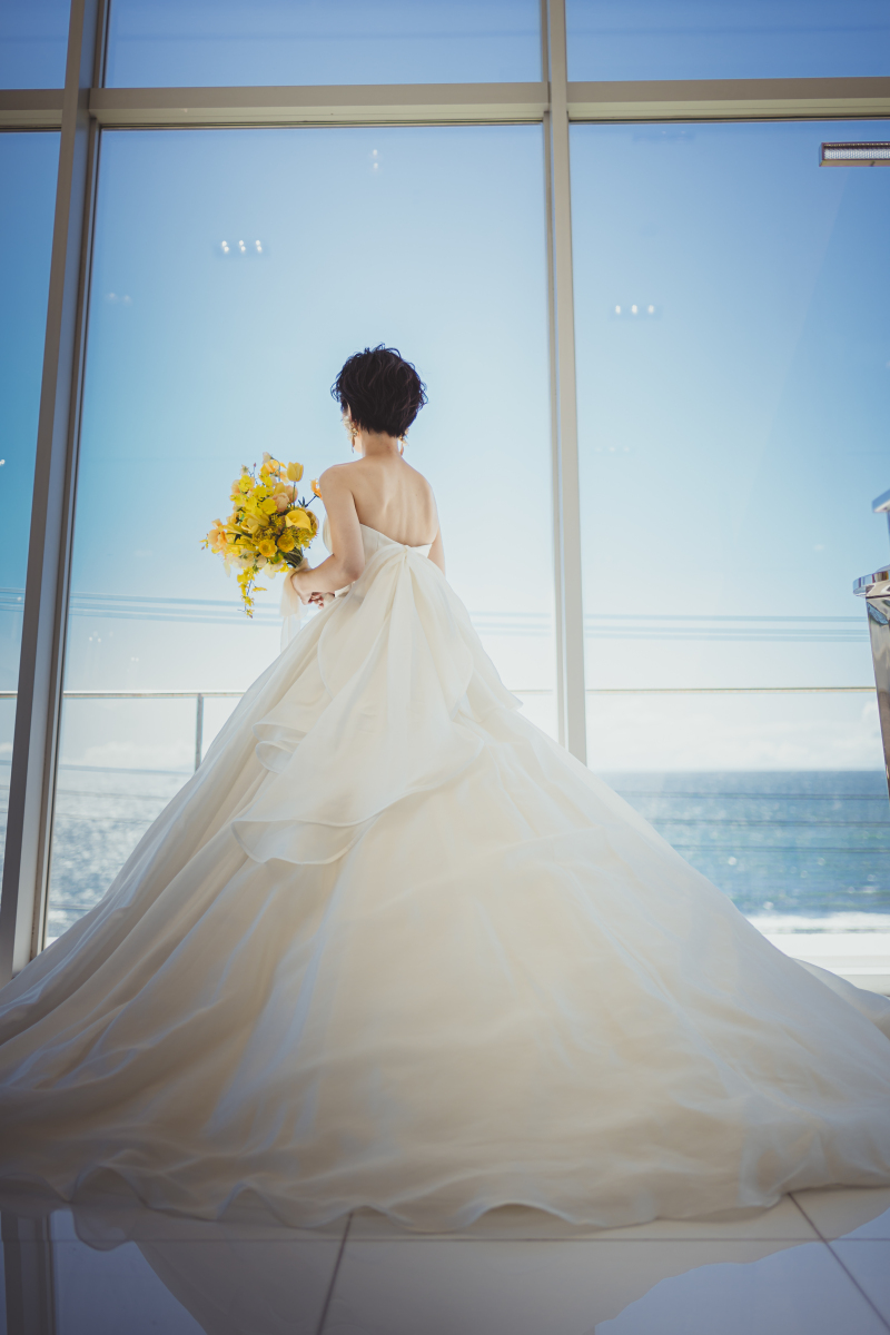 海が一望できるチャペルで‼　～鎌倉～