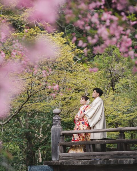 春、鎌倉の寺院フォト