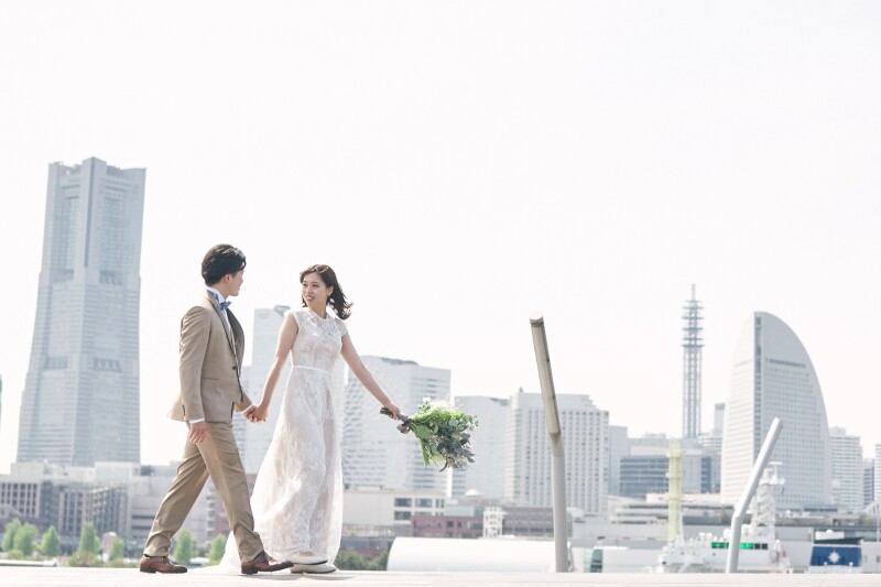 大空の下、海風を感じながら・・・【大さん橋ロケーションプラン】