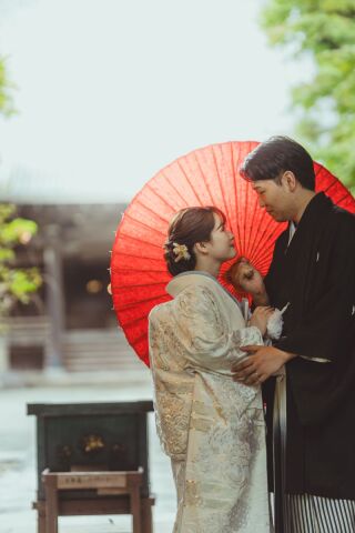 春のそよ風を感じながら寺院フォト【鎌倉】