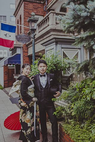 洋風建築で叶える和装フォトセッション！【馬車道】