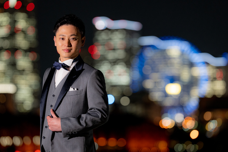 先輩カップルから学ぶ ~タキシードソロショット~