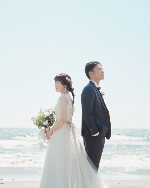 広がる海を背景に刻む【鎌倉】