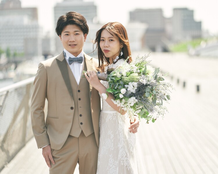 やさしい日差しの中で、大さん橋フォト♪