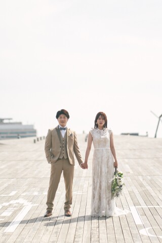 大空の下、海風を感じながら・・・【大さん橋ロケーションプラン】