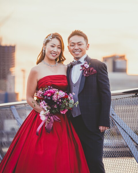 カラードレス カップルコーデ!