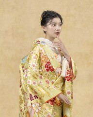 さりげない華やぎが美しい色打掛【Ref.5772】