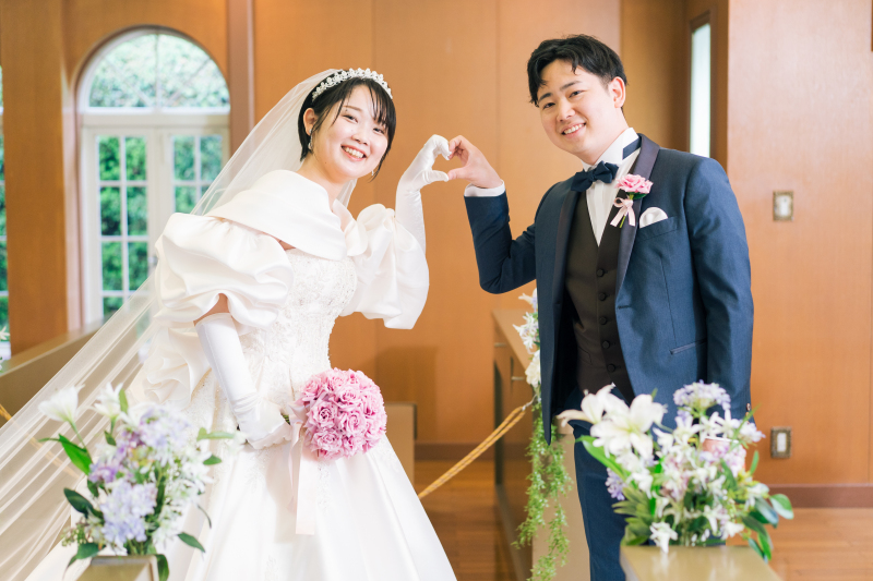 横浜山手にある本物の教会での撮影