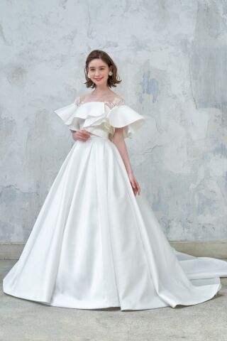 動きのあるボリュームドレス Ref.3462