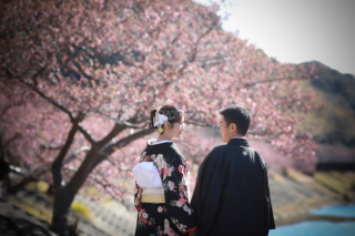 自然に囲まれたロケーション撮影