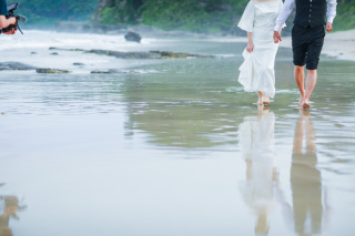 海のウエディング