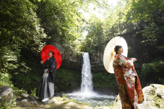 天城の滝×和装ロケーション撮影