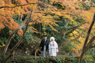 成田山新勝寺での和装前撮り