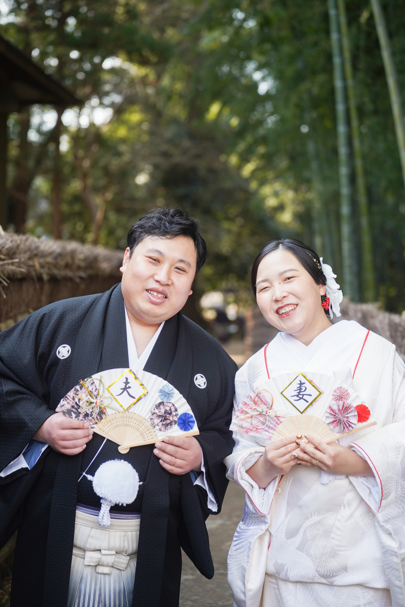 春の光とともに―偕楽園で残す和装フォト