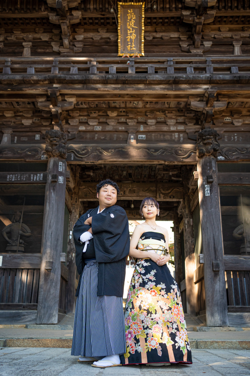 伝統と笑顔が輝く!筑波山での和装フォト