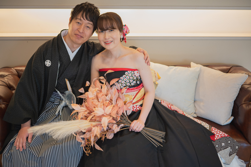 笑顔があふれる和装&洋装ウェディングフォト