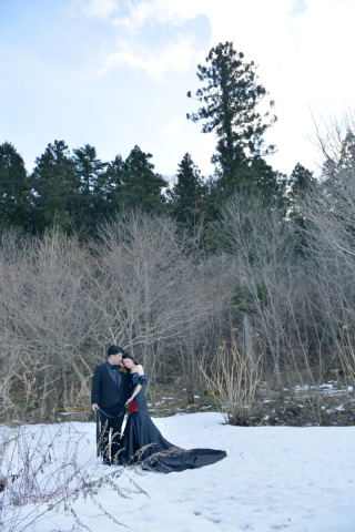 冬の那須で叶えた幻想的なフォトウェディング